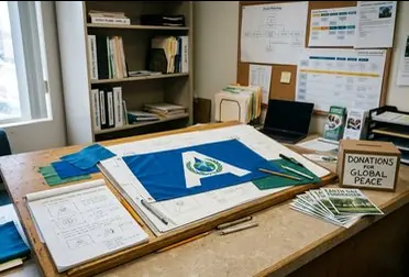 Earth Flag history archive materials